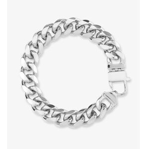 MELINDA MARIA DESIGNER JULIAN CUBAN CHAIN BRACELET, NEW WITHOUT TAGS